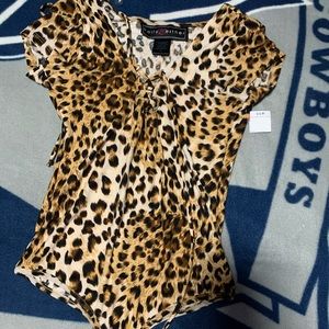 Leopard Print Body Suit